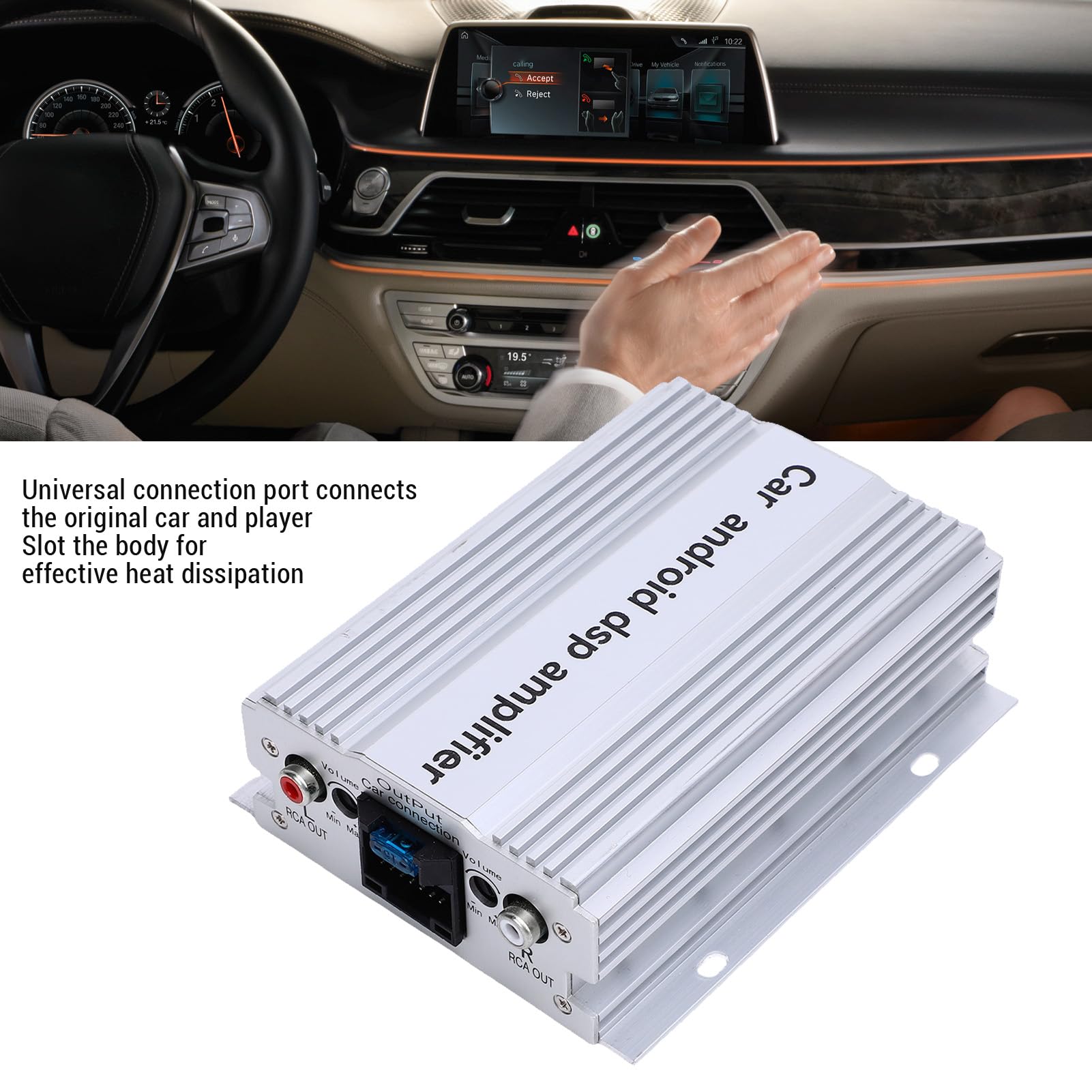 Amplificatore Audio per Auto DSP con Modulo di Regolazione Audio,