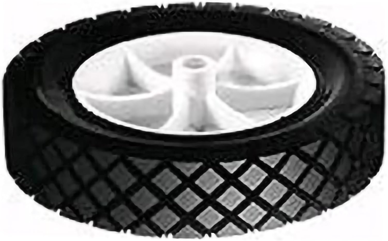 Mr Mower Parts Lawn Mower Wheel for Snapper 12579 7012579 – 9" x 1.75" Diamond Tread White Color