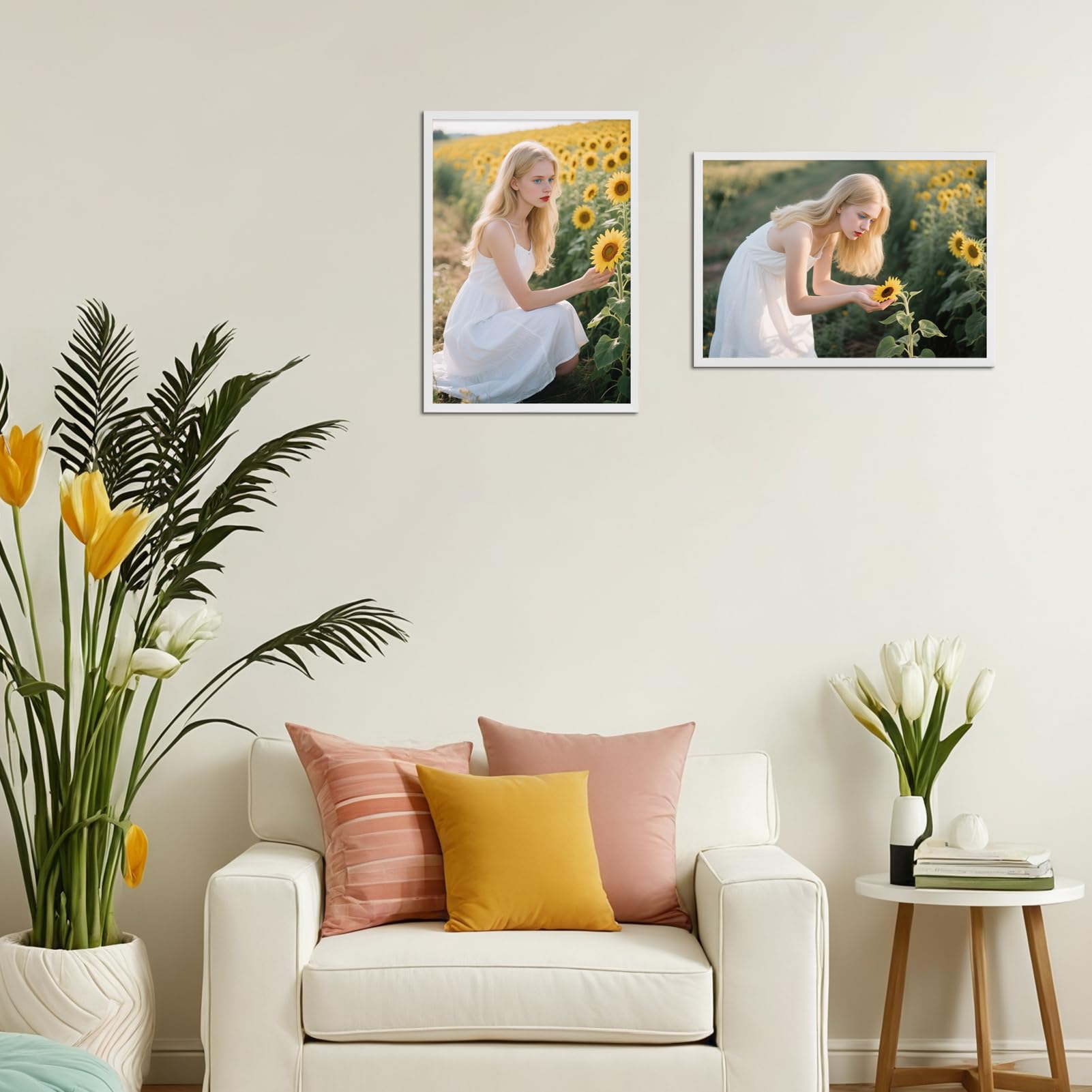 Ramka na zdjęcia A3 biała, DIN A3 na certyfikaty, dokumenty, zdjęcia i dzieła sztuki, nowoczesna ramka na plakat do zawieszenia, do mieszkania, biura i galerii