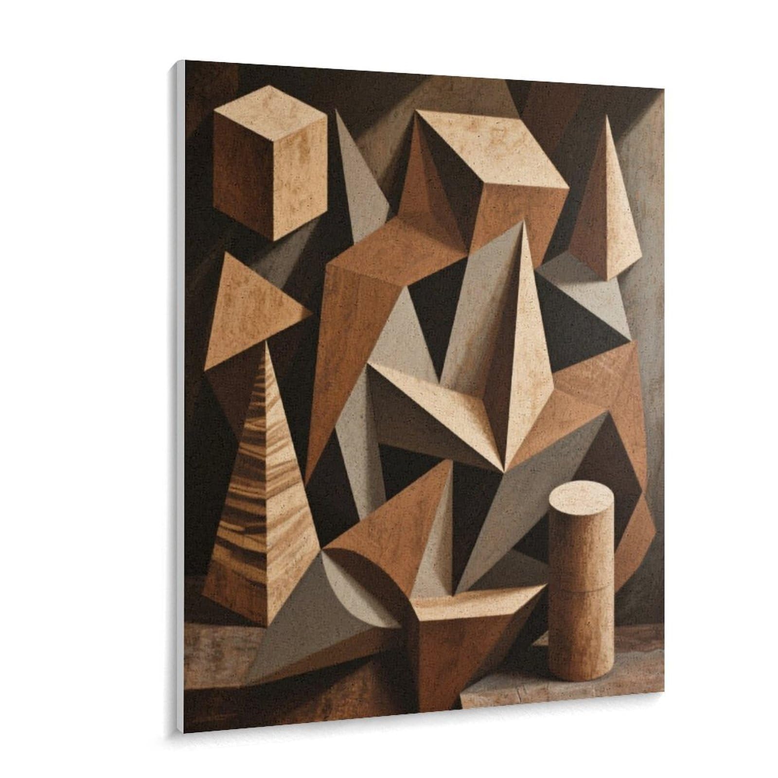 KOAYUBFC Geometrie Malen nach Zahlen Kit für Erwachsene Anfänger Erwachsene Malen nach Zahlen Kits auf Leinwand DIY Acryl Ölfarben Malerei mit Pinseln für Geschenk Home Wall Decor
