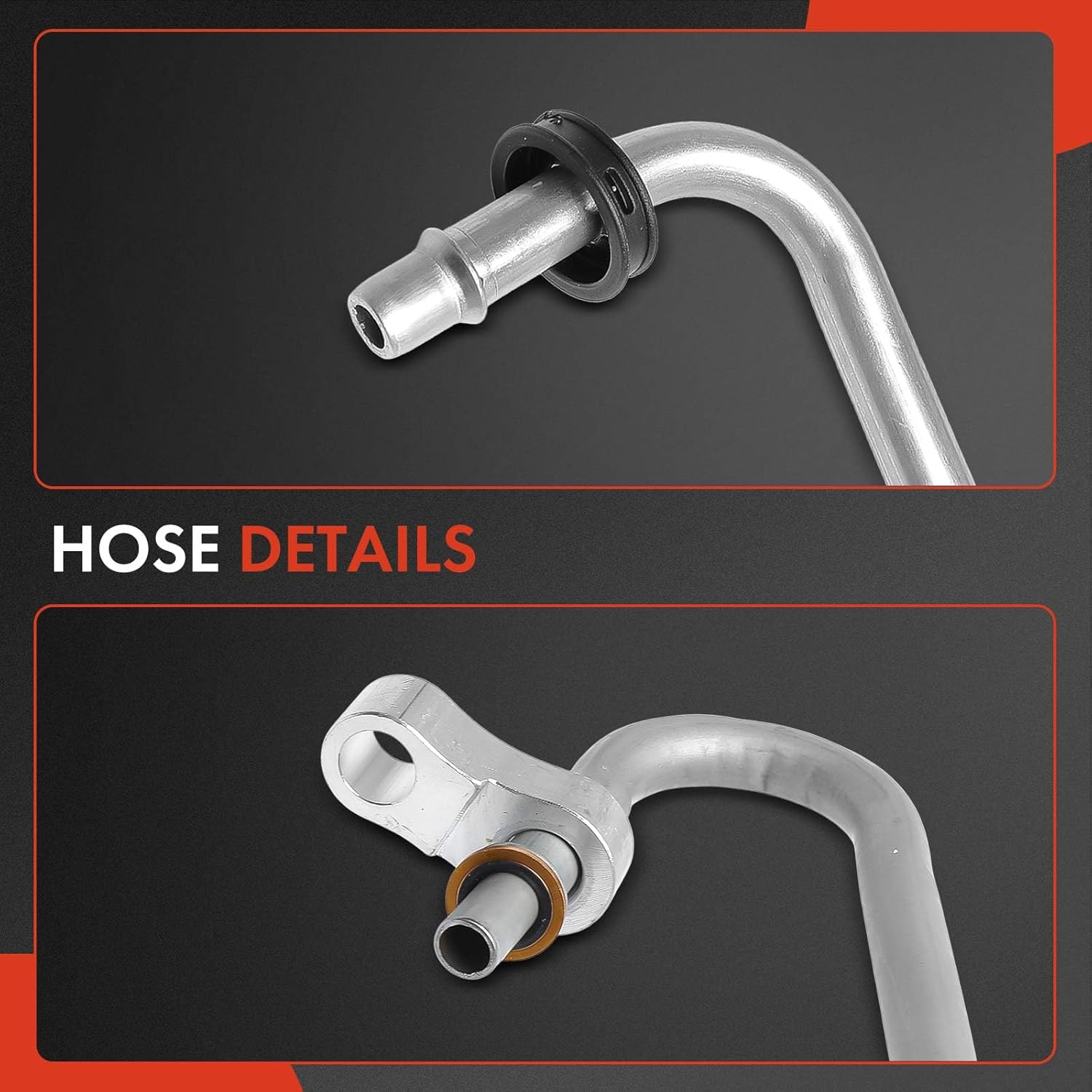 A-Premium Automatic Transmission Oil Cooler Line Hose Assembly Compatible with Chevrolet Impala 2012-2013, Impala Limited 2014-2016, 3.6L