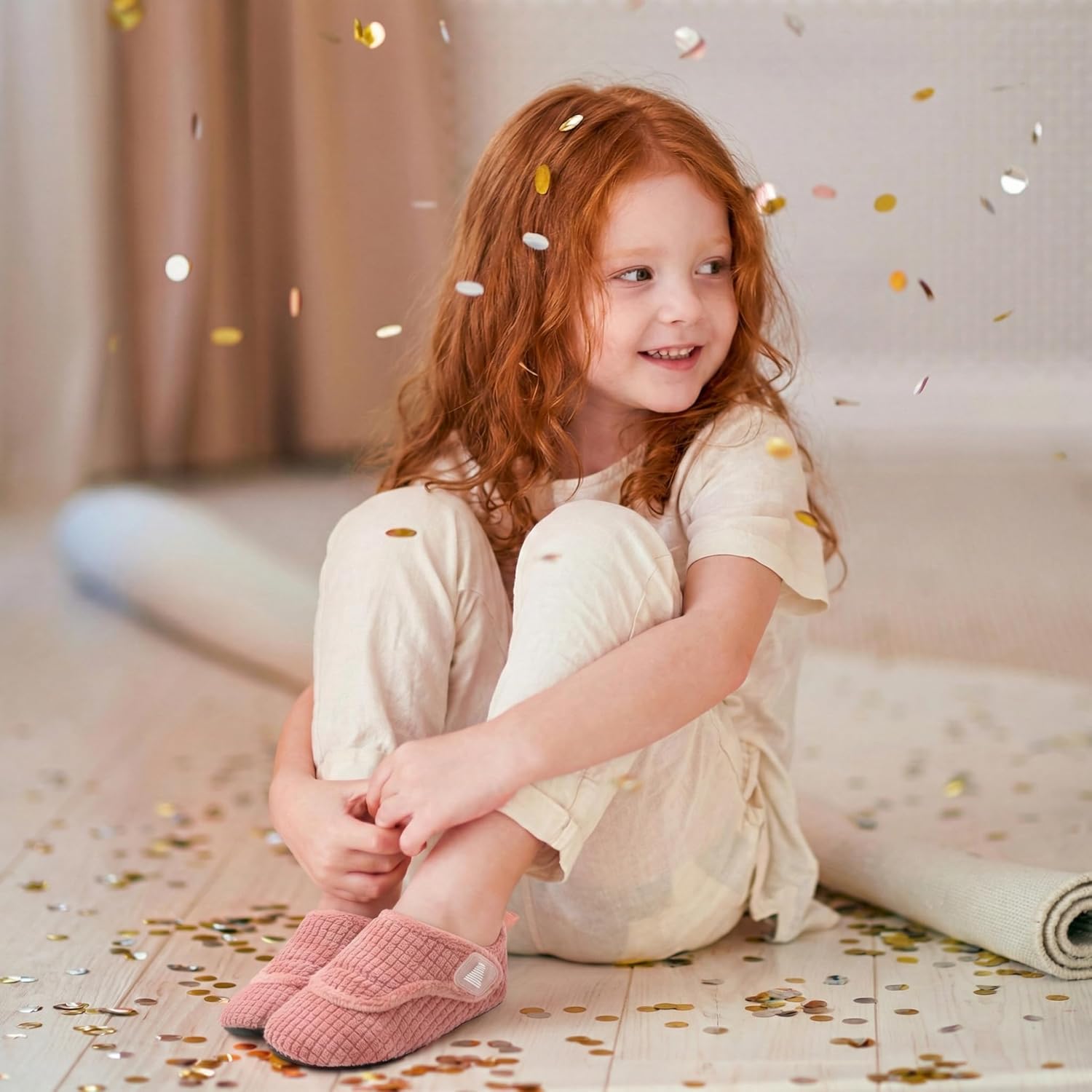 BARERUN Toddler Slippers Boys Girls House Shoes Warm Kids Slippers With Non-Slip Rubber Sole Fuzzy Cozy Walking Shoes Indoor/Outdoor - Image 3