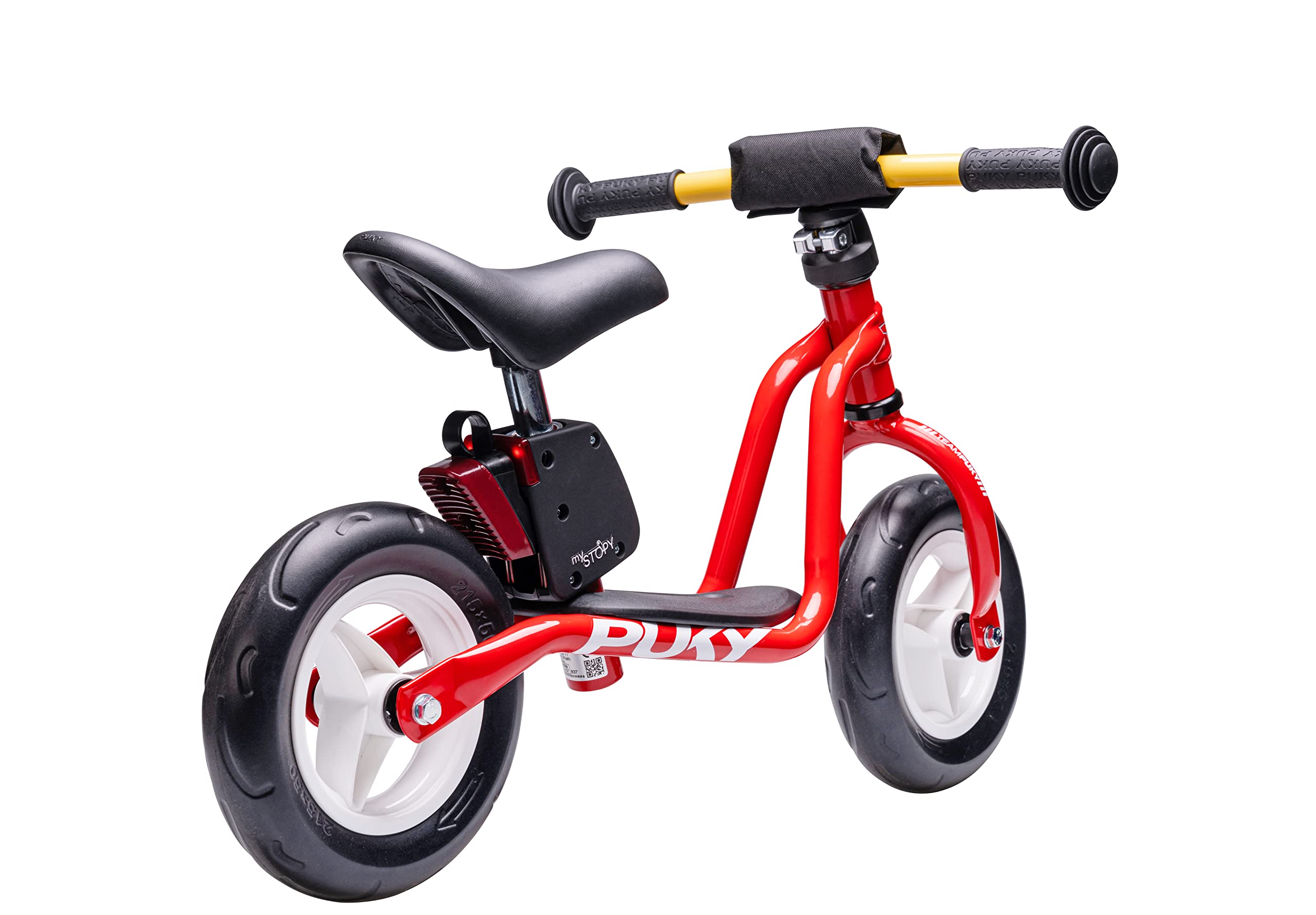Bremsassistent für PUKY Modell LR M/LR M Classic mit Motiv (Schwarz) I für Kinder ab 2Jahre | integriertes Rücklicht für mehr Sicherheit