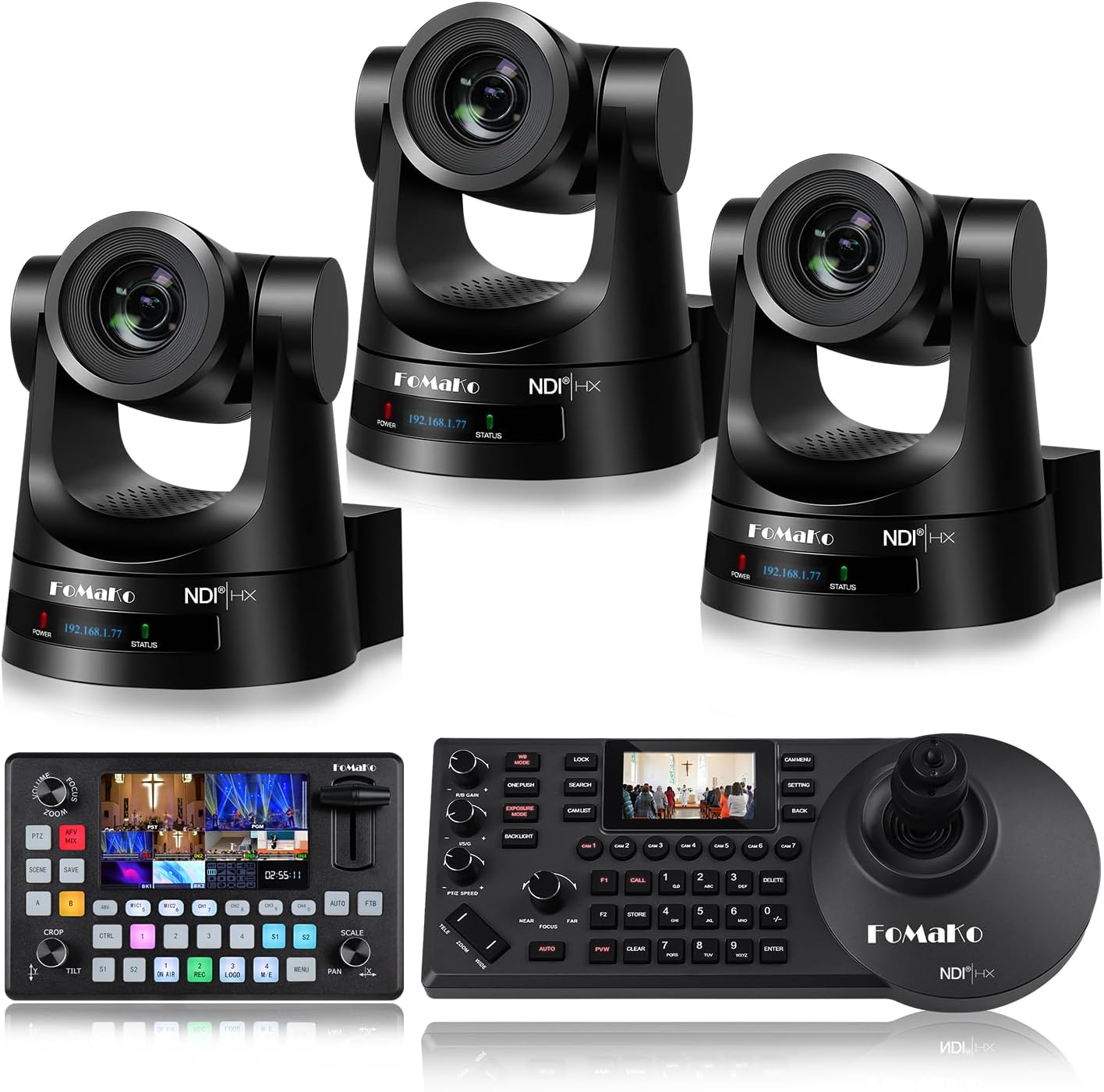 FoMaKo NDI Camera 30X Optical Zoom NDI PTZ Camera UK Ubuy - Main Image