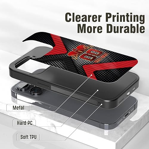 Vista 2 de Fundas de teléfono personalizadas para iPhone 8 11 12 13 14 15 16 Pro Max Plus Mini Xr Xs para Samsung S A Note Series Funda protectora negra