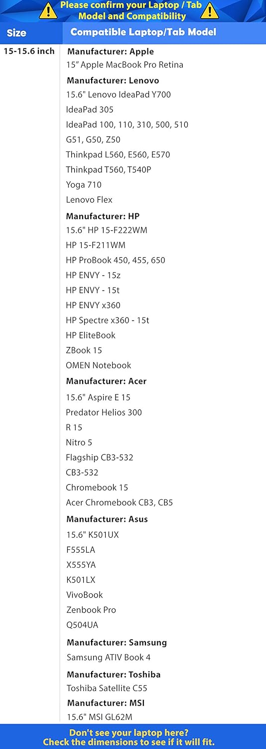 LSS 15.6 inch Laptop Sleeve Bag Compatible with Acer, Asus, Dell, HP, Sony, MacBook and more | Carrying Case Pouch w/ Handle & Adjustable Shoulder Strap, Hedgehog