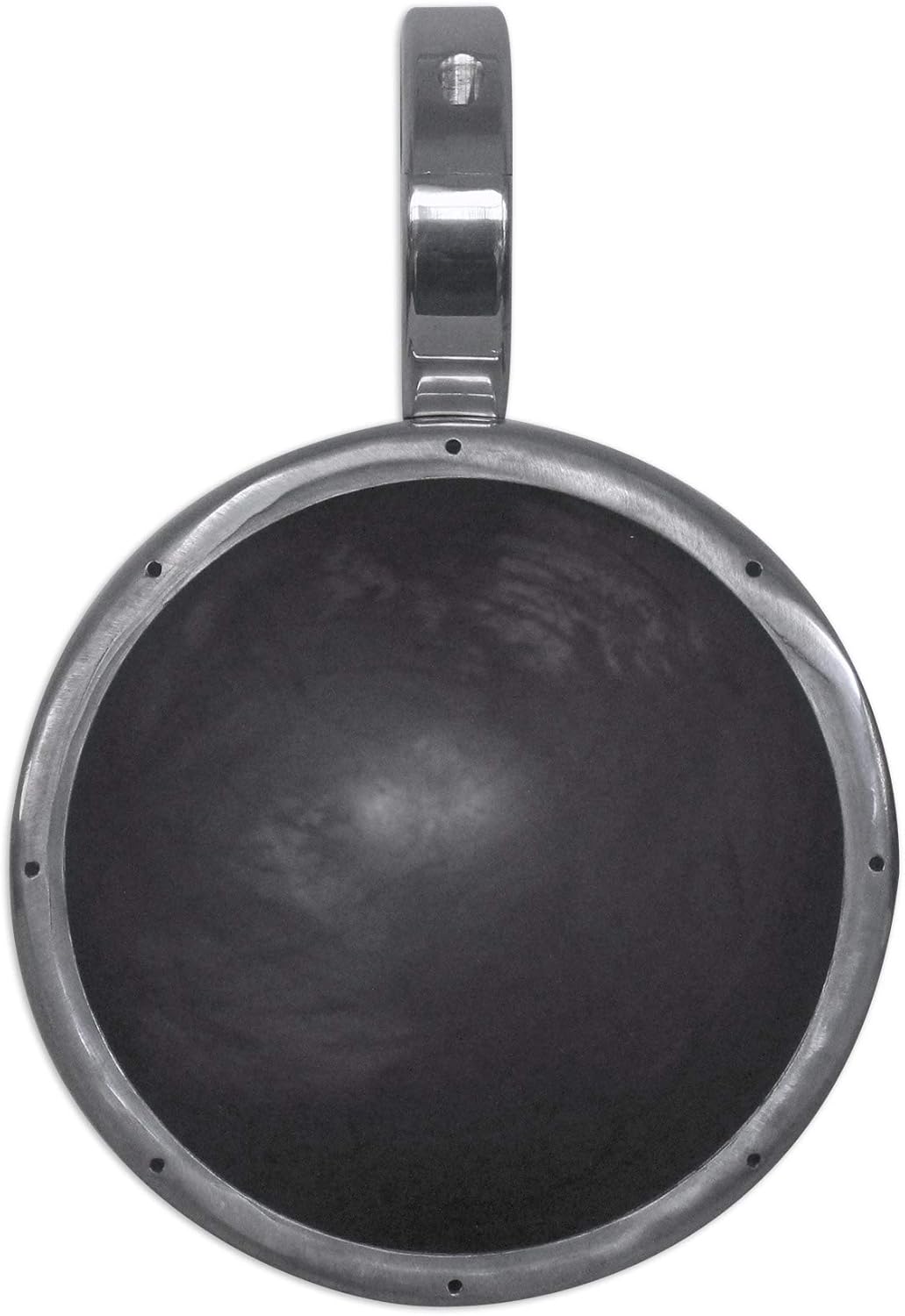 Rockville Pair MAC80S 7.7" Polished Silver Aluminum Wakeboard Tower Speaker Enclosures, Waterproof, Marinized, Universal Fit, High-Efficiency Airspace, for Marine Audio Enthusiasts