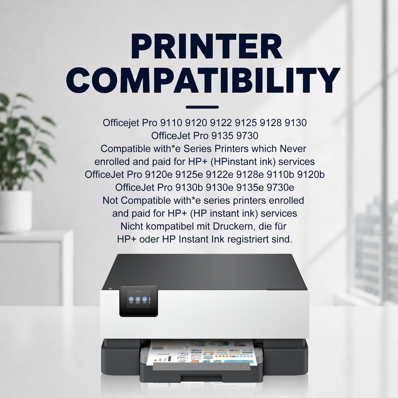 937XL 937 Lot de 4 cartouches d'encre de rechange pour imprimante HP 937XL, compatibles avec OfficeJet Pro 9110b 9120b 9130b 9720 9730 9120e 9122e 9125e 9130e 9132e 9135e 9720e 9730e (noir) Cyan Cyan