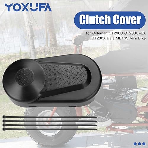 Miniatura 3 de YOXUFA Cubierta de embrague de bicicleta de plástico para Coleman CT200U CT200U-EX BT200X Baja Warrior Heat MB165 Facon 200 Predator 212cc 196cc