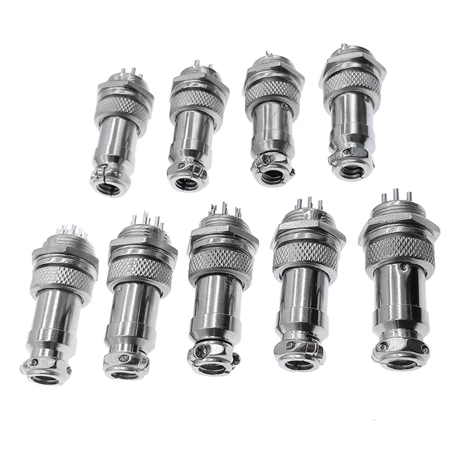 GX16 Cable Connector GX16-2Pin 3Pin GX16-4 5pin 7pin 9pin10pin Male Female Socket Metal Connectors 1Pcs(9Pin)