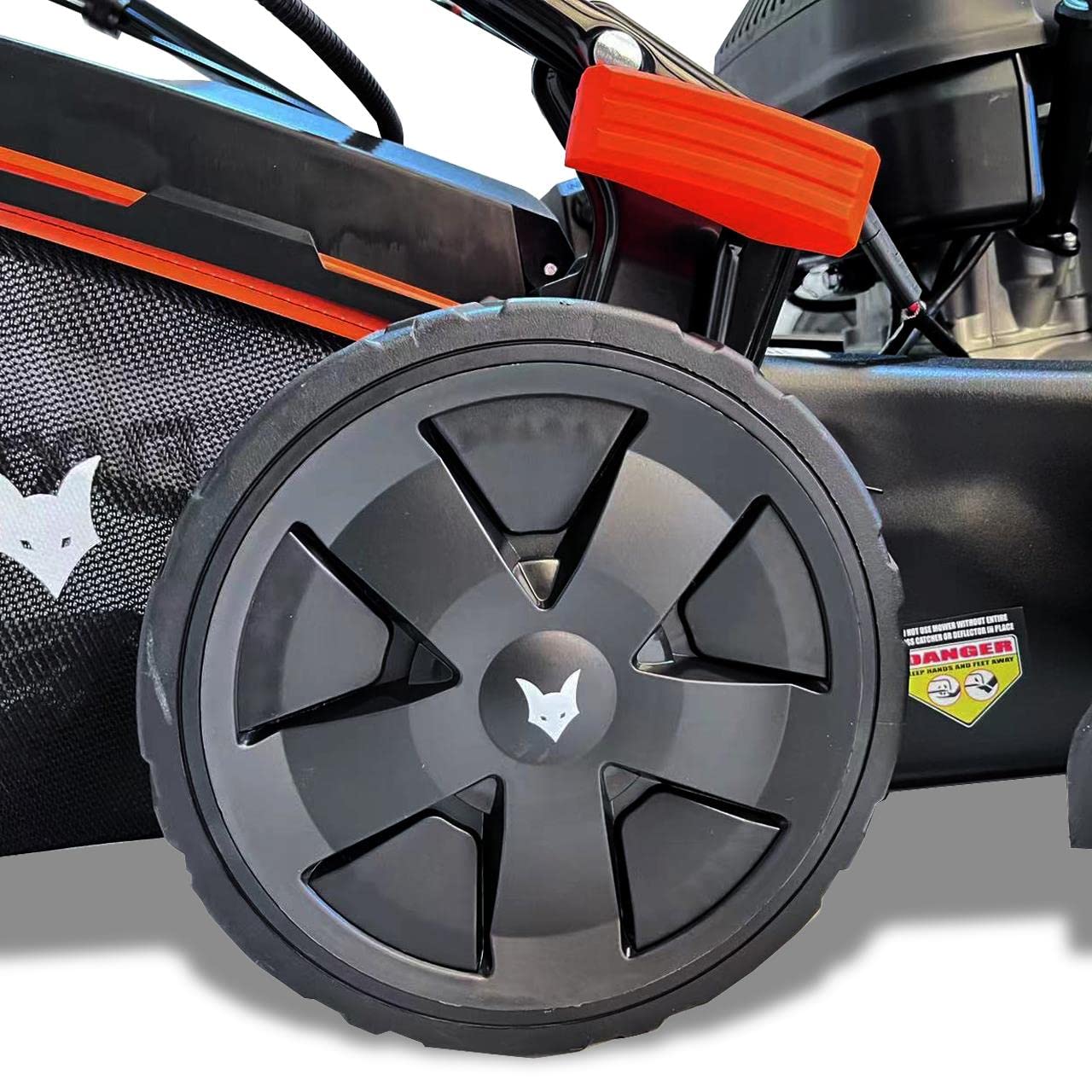 Kosiarka spalinowa FUXTEC 4w1 FX-RM5170PRO, 4 KM / 2,9 kW, szer. koszenia 51 cm, 7 poziomów (25–75 mm), elastyczny naped, 4-suwowa, kosz 60 l, mulczowanie i wyrzut boczny