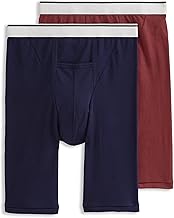 Jockey 男士内衣袋 10 英寸中途岛内裤 - 2 件装