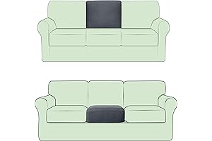 CHUN YI 1 Piece Stretch Couch T Cushion Cover Or Sofa Backrest Cushion Slipcover