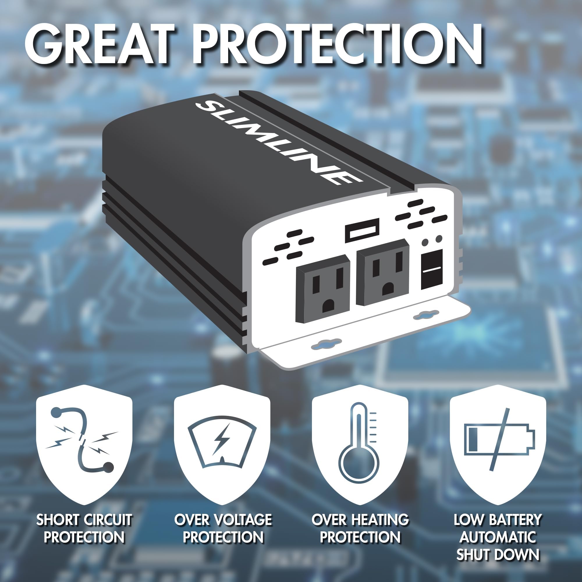 SlimLine 500W Inverter (#3716)