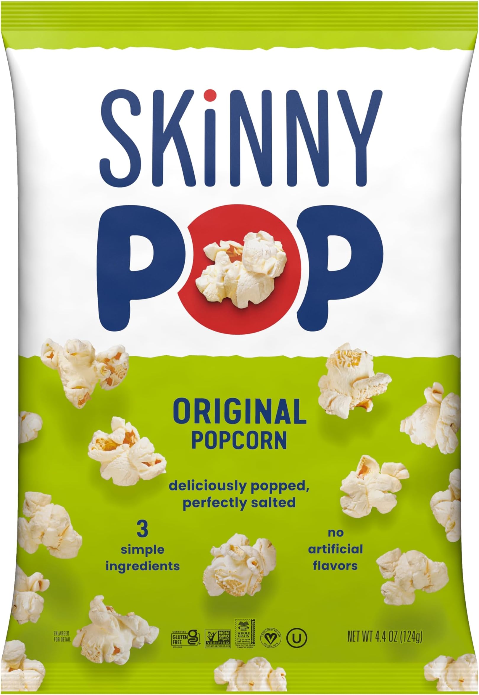 SkinnyPop Popcorn, Original, 4.4 oz.