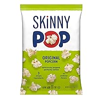 Vista 3 de SkinnyPop Palomitas de maíz con mantequilla, bolsa de tamaño de comestibles de 4.4 onzas (paquete de 2)