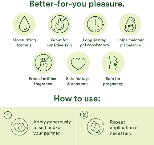 Miniatura 18 de Good Clean Love Naked Coconut - Aceite de coco orgánico y lubricante a base de agua, lubricante personal con ácido hialurónico. Seguro para juguetes