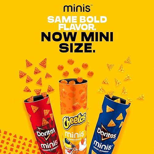 Vista 4 de Minis Botes, Doritos Queso Nacho, 1.95 onzas (paquete de 12)