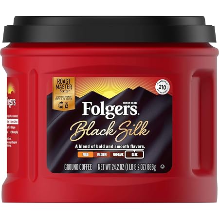 Folgers coffee Black silk 24.2oz (025500205403)