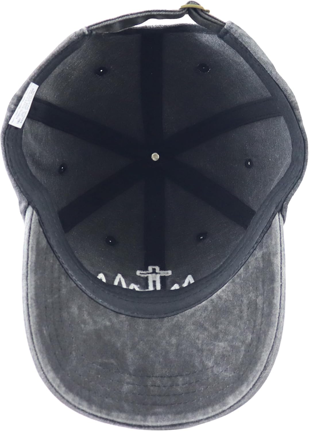 Heart Beat Cross Hat for Women Men, Adjustable Cotton Embroidered Christian Religious Baseball Cap - Image 6