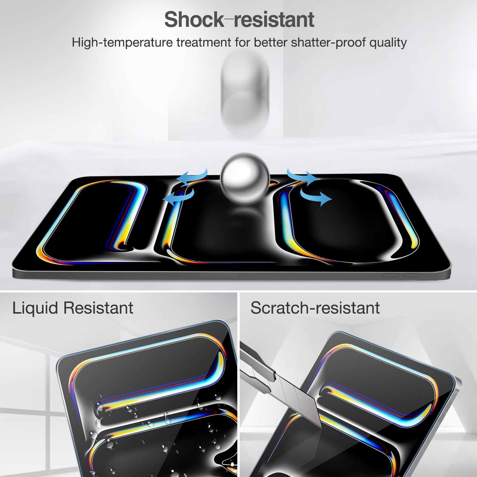 TOPESCT 2 Pellicole In Vetro Temperato Per IPad Pro 13