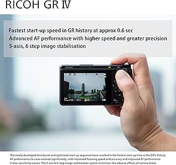 Amazon.com : RICOH GR IV, Ultimate snap Shooter, Latest Generation