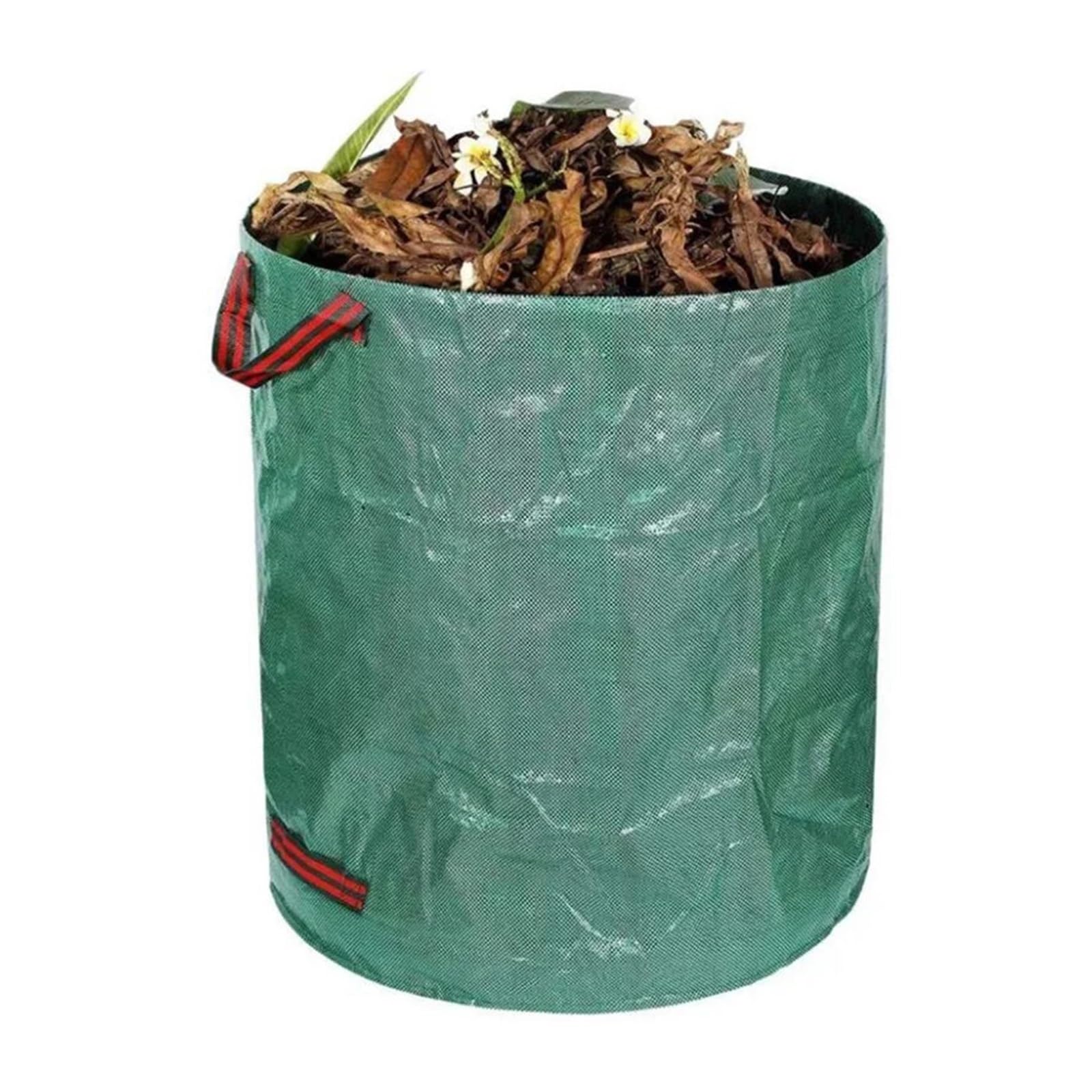 Garden Waste Storage Bag Can Reusable Leaf Sack Trash Foldable Garbage Bins Collection Container for Plant Leaf Trash Debris(272L D67xH76cm)