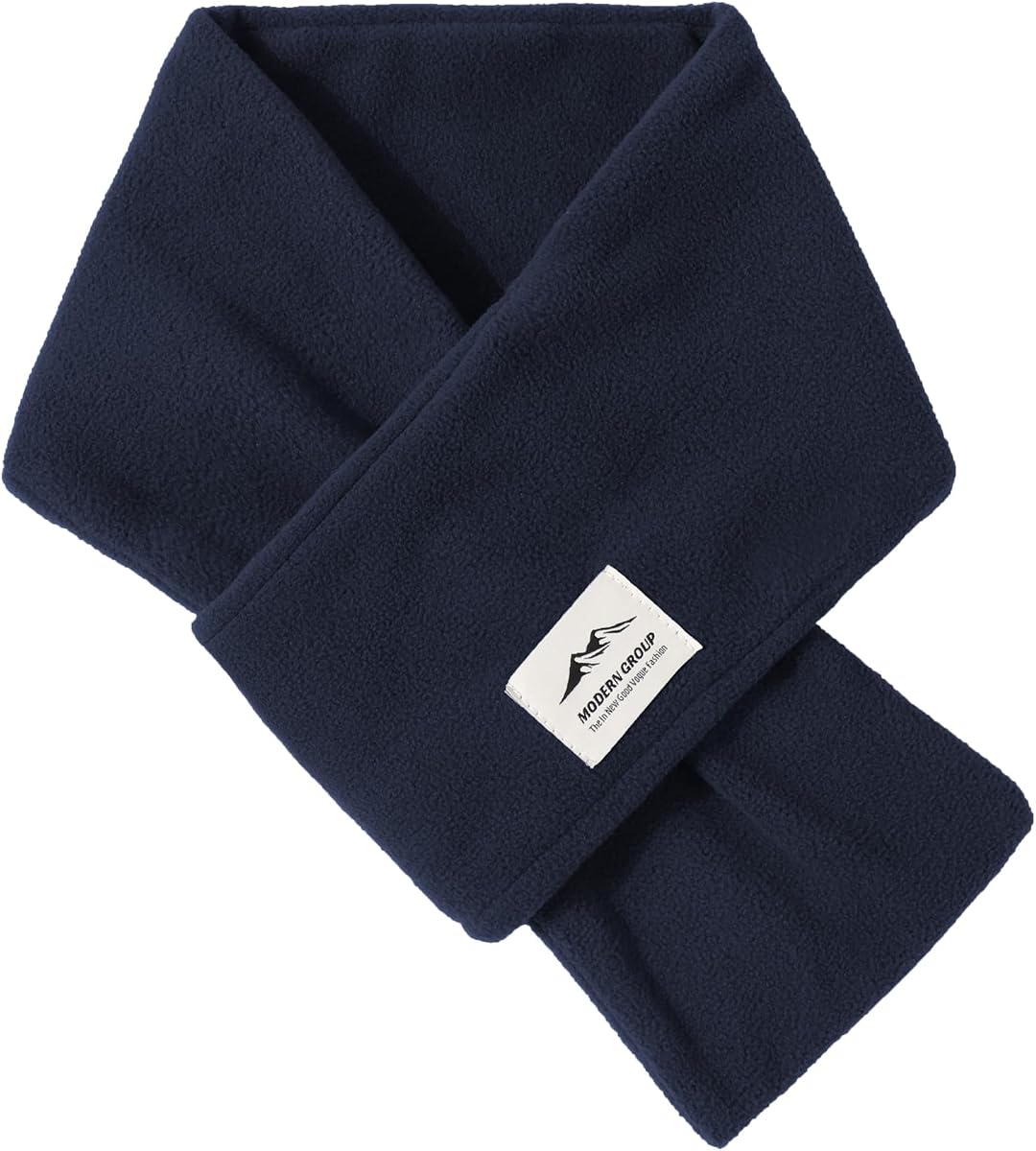 Bufanda corta cálida de forro polar para hombres y mujeres para invierno clima frío bufandas de cuello suaves y cálidas