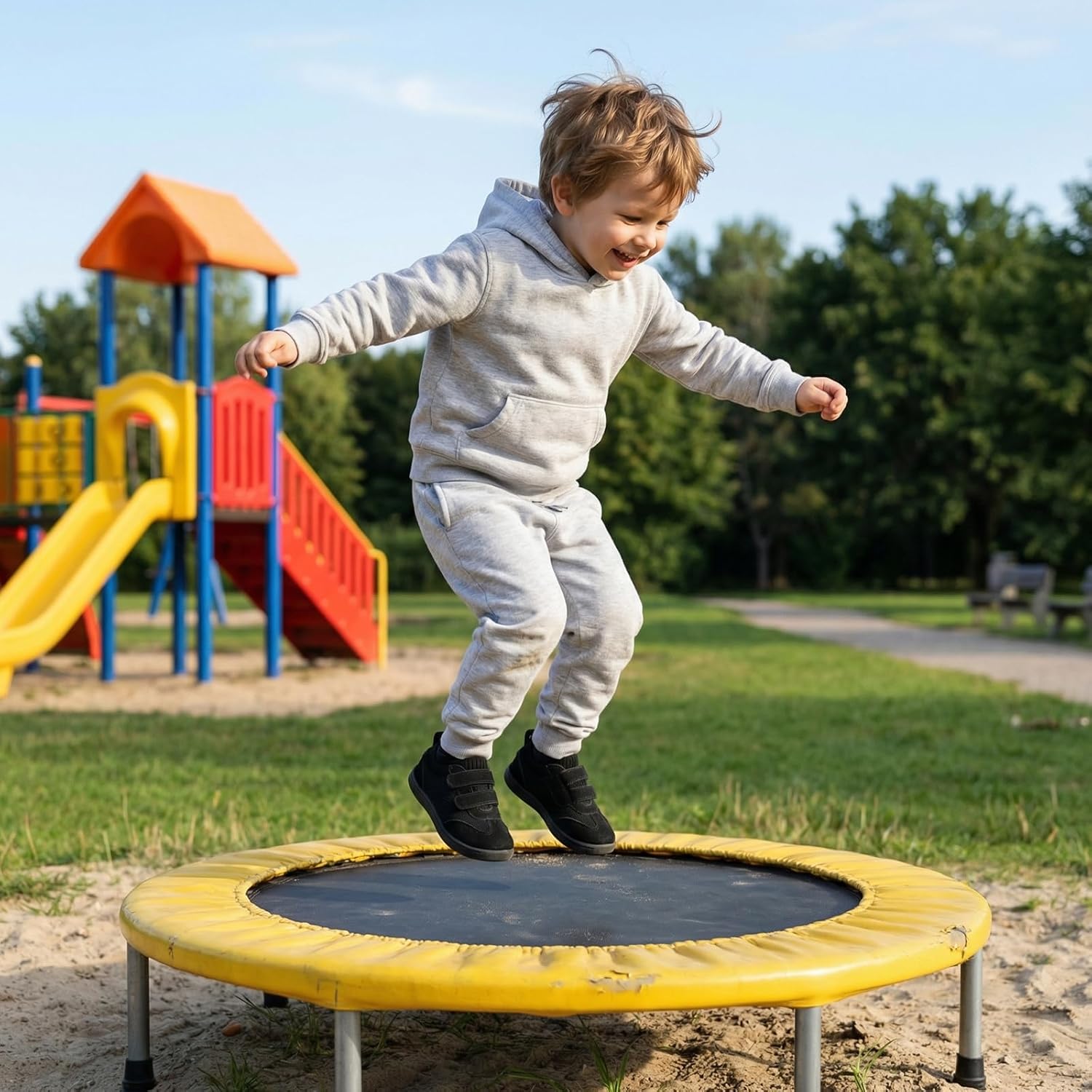 STQ KIDS Toddler Wide Toe Box Barefoot Shoes Boys Girls Sneaker Tennis Sneakers Breathable Non-Slip First Walking Shoe School Activities - Image 2