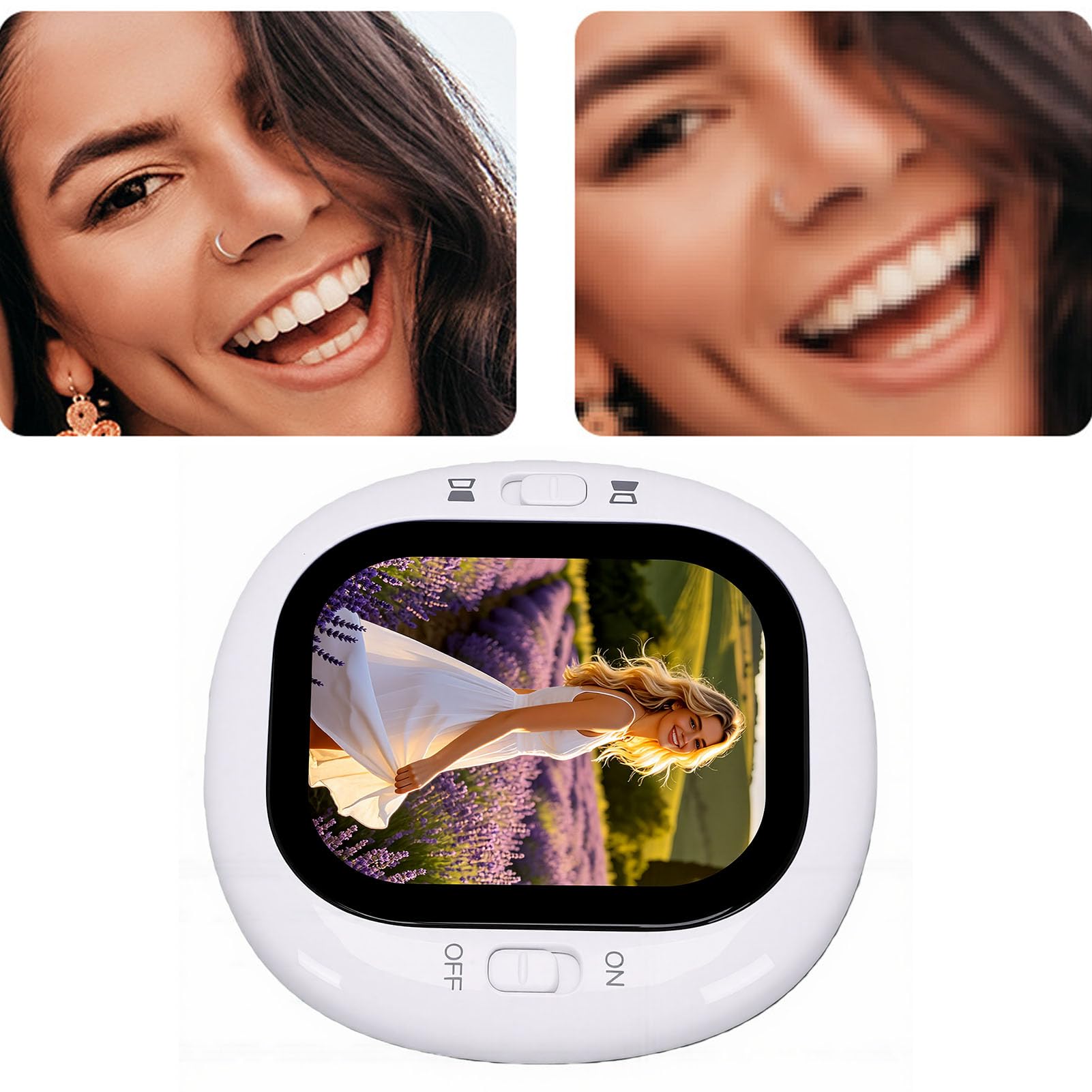 Sorandy Pantalla Magnética para Selfie, Compatible con Smartphones iOS, 2.1