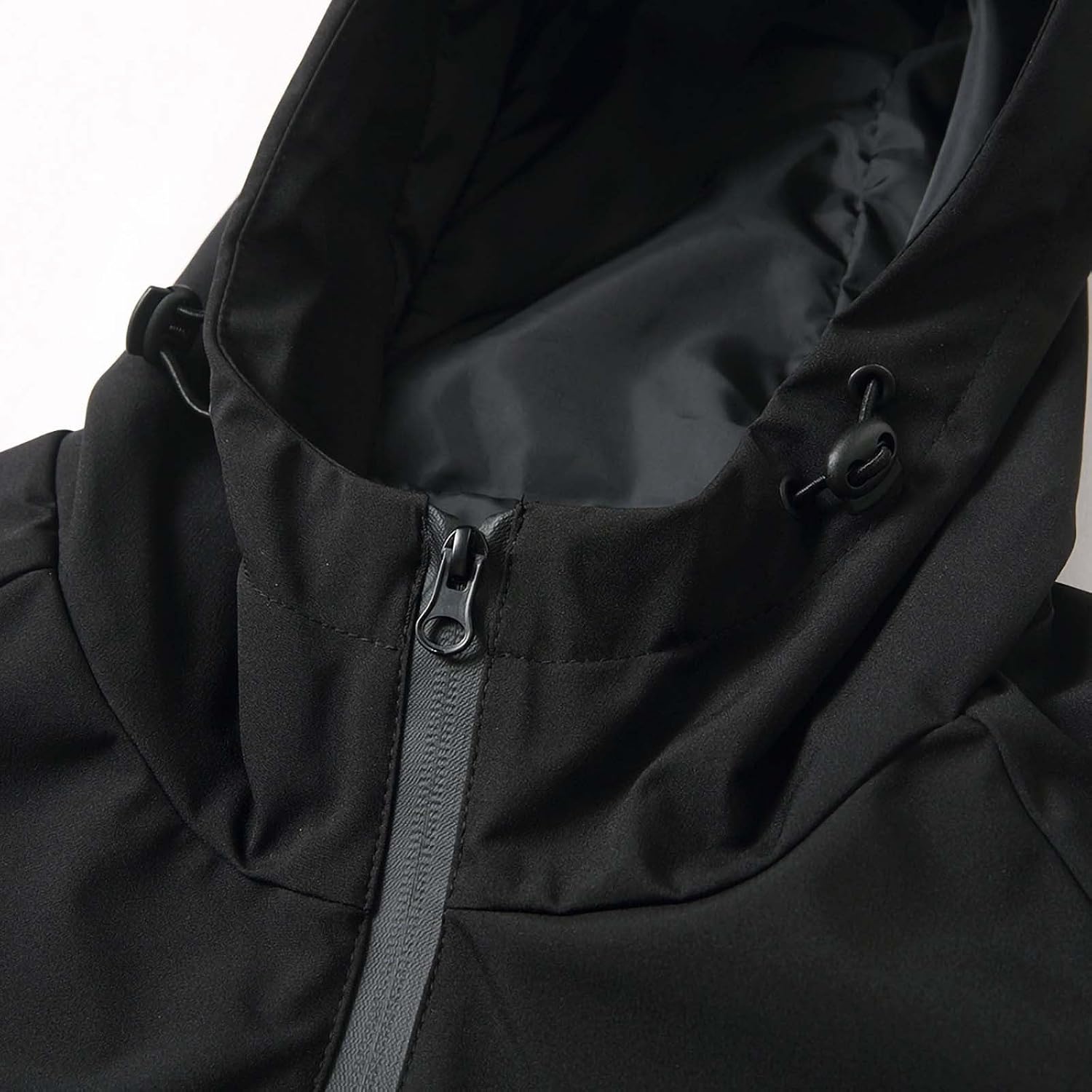 Men's Half Zip Hooded Rain Jacket Waterproof Windbreaker Active Hiking Coat | Mountaineering Sportswear For Spring Autumn Outdoor Hiking Shell Jacket Lightweight Casual Softshell Windbreaker Activewear