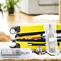 Vista 2 de Paquete de 5 bolsas de viaje para botellas de vino con bomba – Bolsas protectoras inflables de columna de aire para envío y equipaje