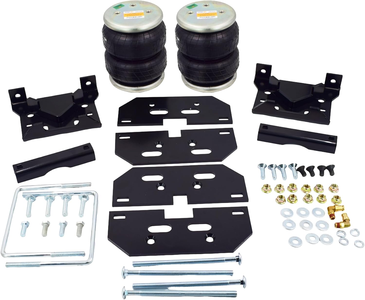 TORQUE Airbag Air Bag Suspension Kit for 2003-2013 Dodge Ram 2500, 2003-2018 Dodge Ram 3500 2WD 4WD Rear Helper Bag Spring Towing 5000 lbs (Replaces Air Lift 57295 LoadLifter 5000) (TR57295)