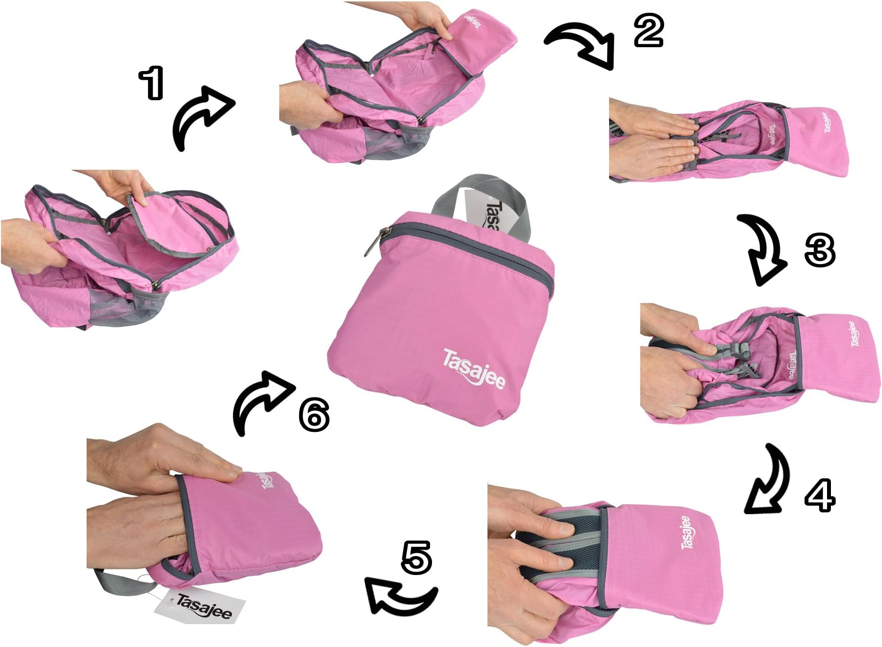 Packable Backpack - Ultralight Foldable Daypack for Hiking, Travel, Flight Carry-on, Backpacking, Biking, Camping, Water Resistant, Folds Up into Carry Pouch (Australia)