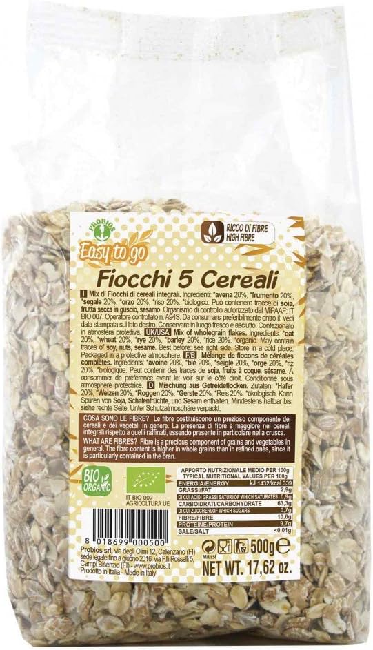 Easy To Go To 5 Flakes Cereal Organic 500g