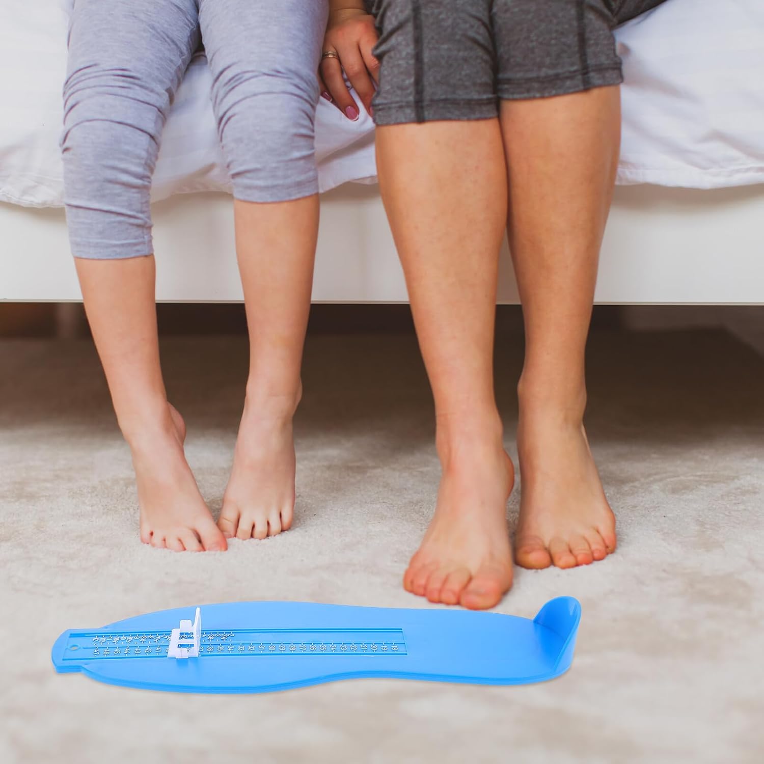 YARNOW Adult Foot Measuring Ruler with Size Chart Shoe Measuring Device and Adults Foot Measurement Gauge for Home Use