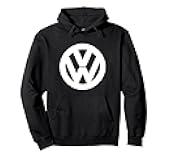 Classic White VW Logo Pullover Hoodie