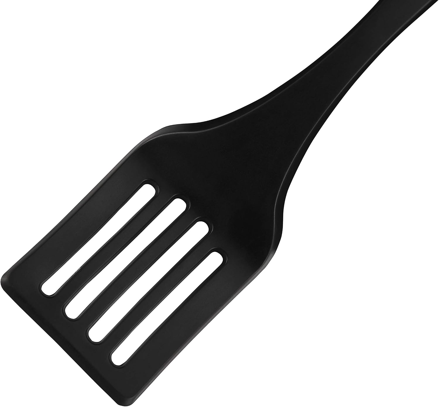Lurch Germany Smart Tool Silicone Slotted Spatula Durable Practical Heat Resistant Kitchenware Kitchen Tool / 12.8 Inches / 32.5 cm - Black