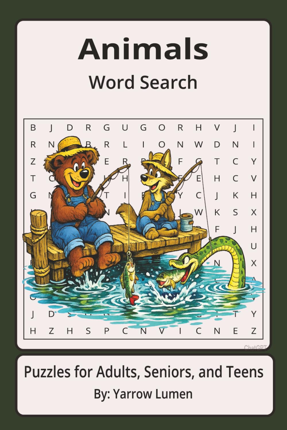 Animals Word Search: Easy to Read Print About the Animals| 6x9 inches, 111 pages | 50+ Puzzles ... Great for Vacations, Road Trips, Airplanes, and Spare time.