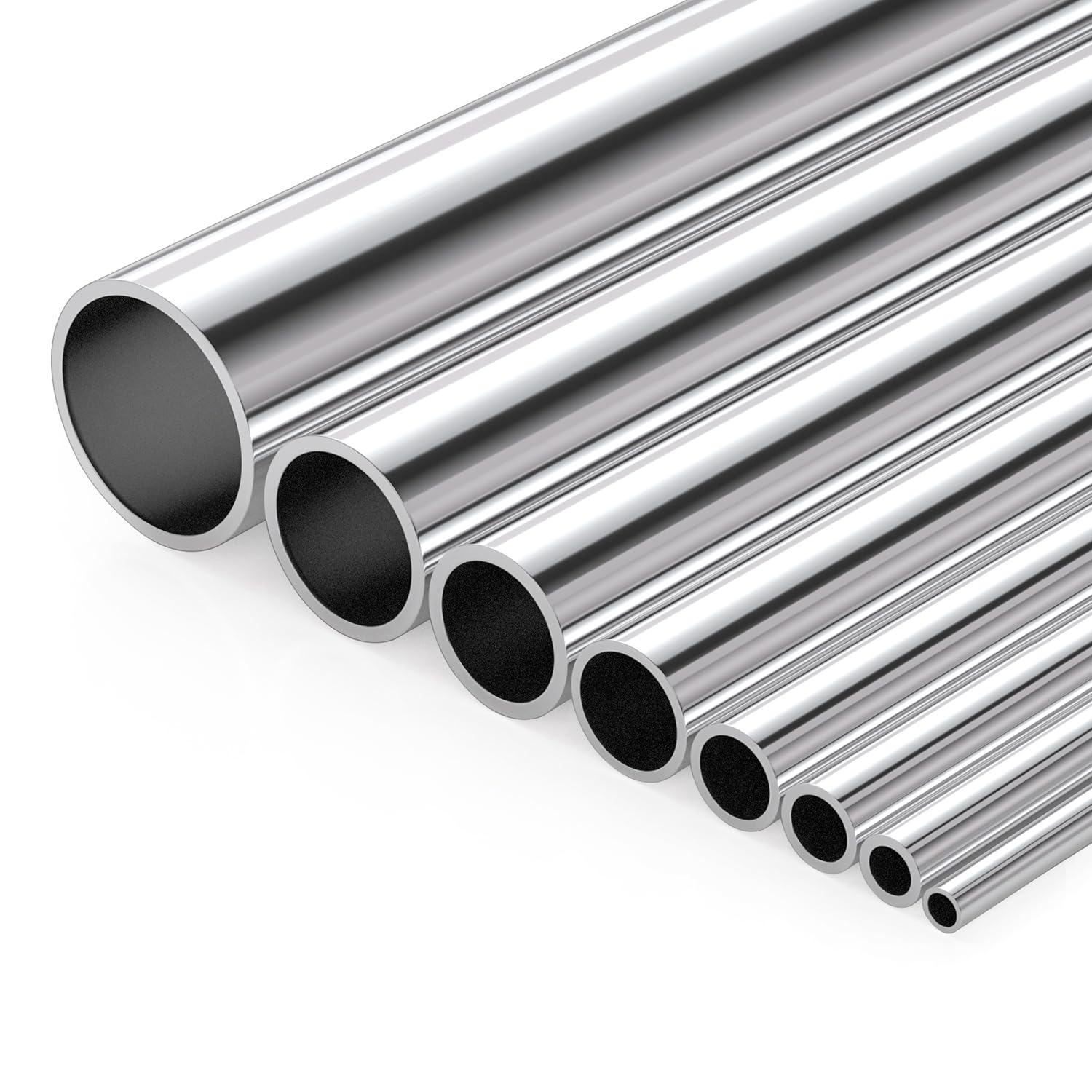 Tubo in Acciaio Inox Ø4mm (5/32") V2A Lunghezza 300mm 6 Pezzi