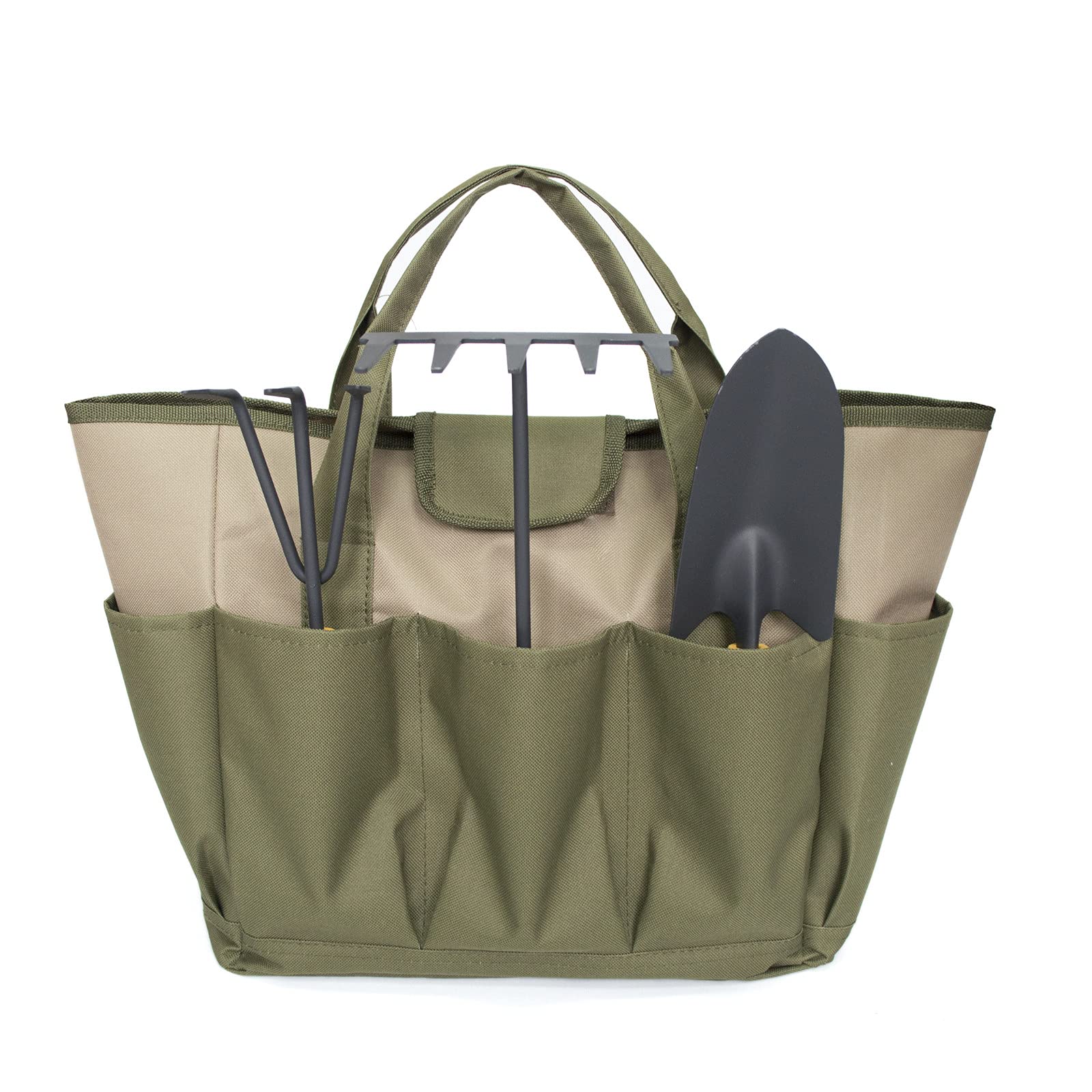Bolsa de jardín,bolsa de herramientas de jardín con 9 bolsillos bolsa de almacenamiento de herramientas de jardín para guardar kits de jardinería y bolsa de almacenamiento de jardinero,II-49