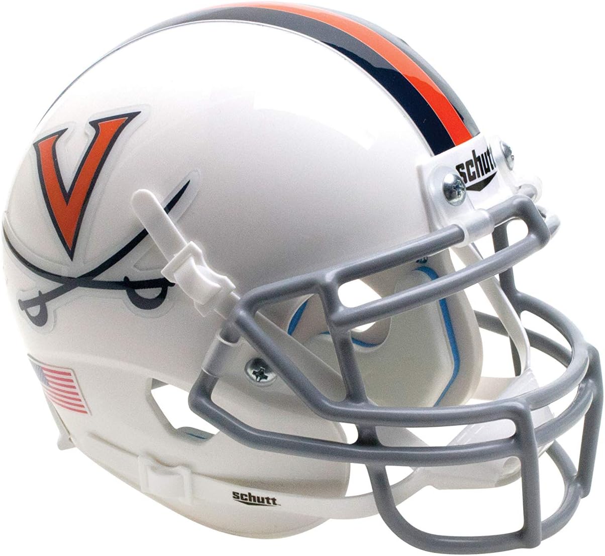 Schutt Sports NCAA Virginia Cavaliers Mini Authentic Football Helmet, Alt. 3 : Sports & Outdoors