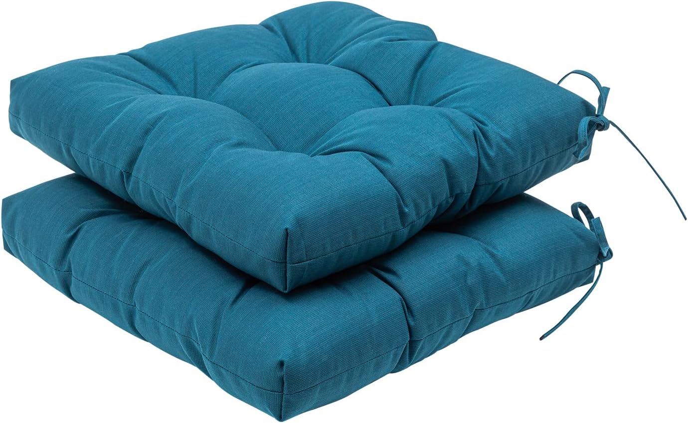 QILLOWAY Indoor/Outdoor Square Seat Patio Cushion Pack of