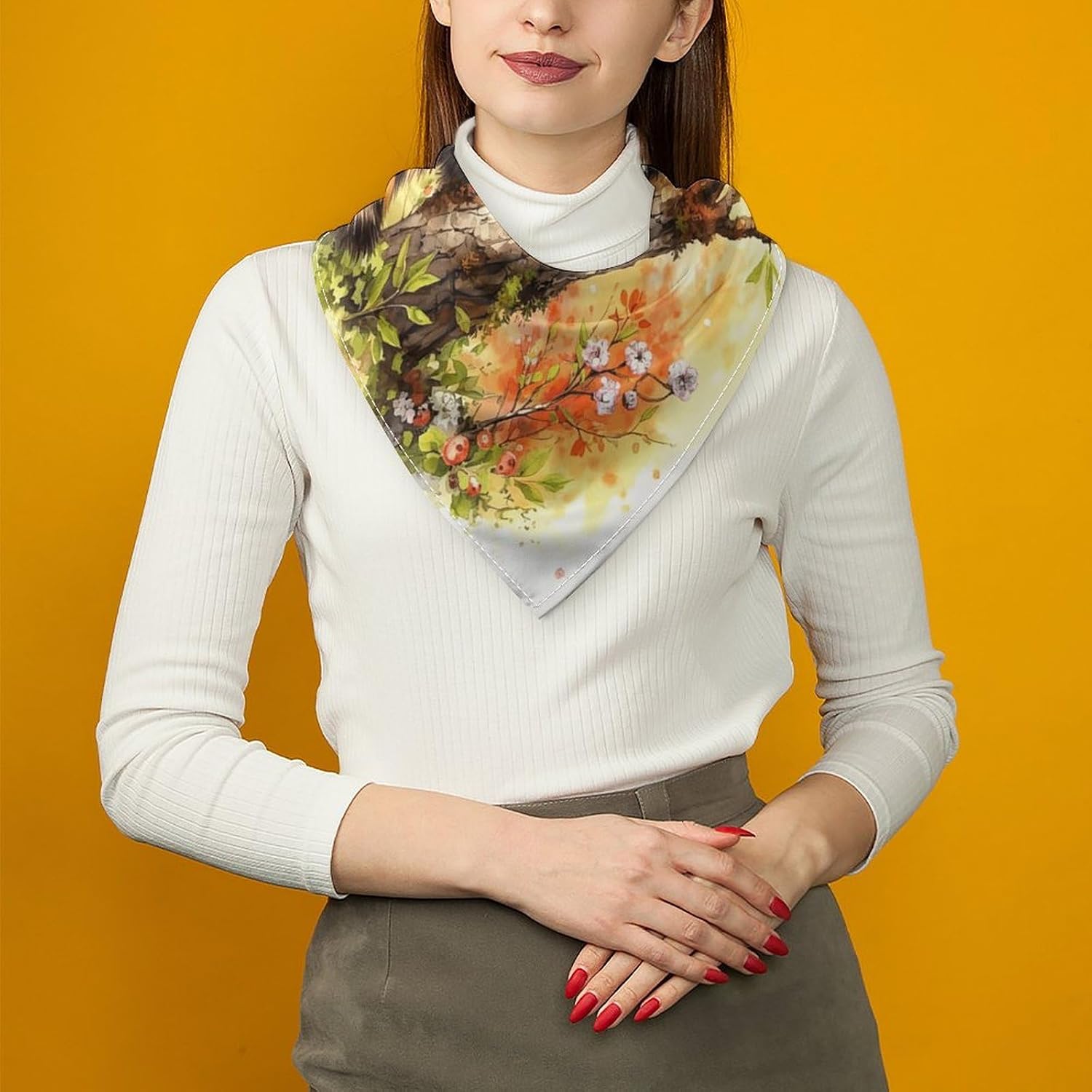 Raccoons Multi-purpose Bandana Print Square Scarf image 5