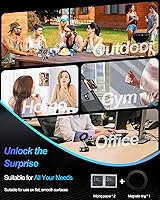 Vista 9 de 2026 Upgraded Vacuum Magnetic Car Phone Holder for Your Car [120LBS Ultra Suction Cup & 3000gf Magnet] 780° Adjustable Foldable Cell Phone Mount for