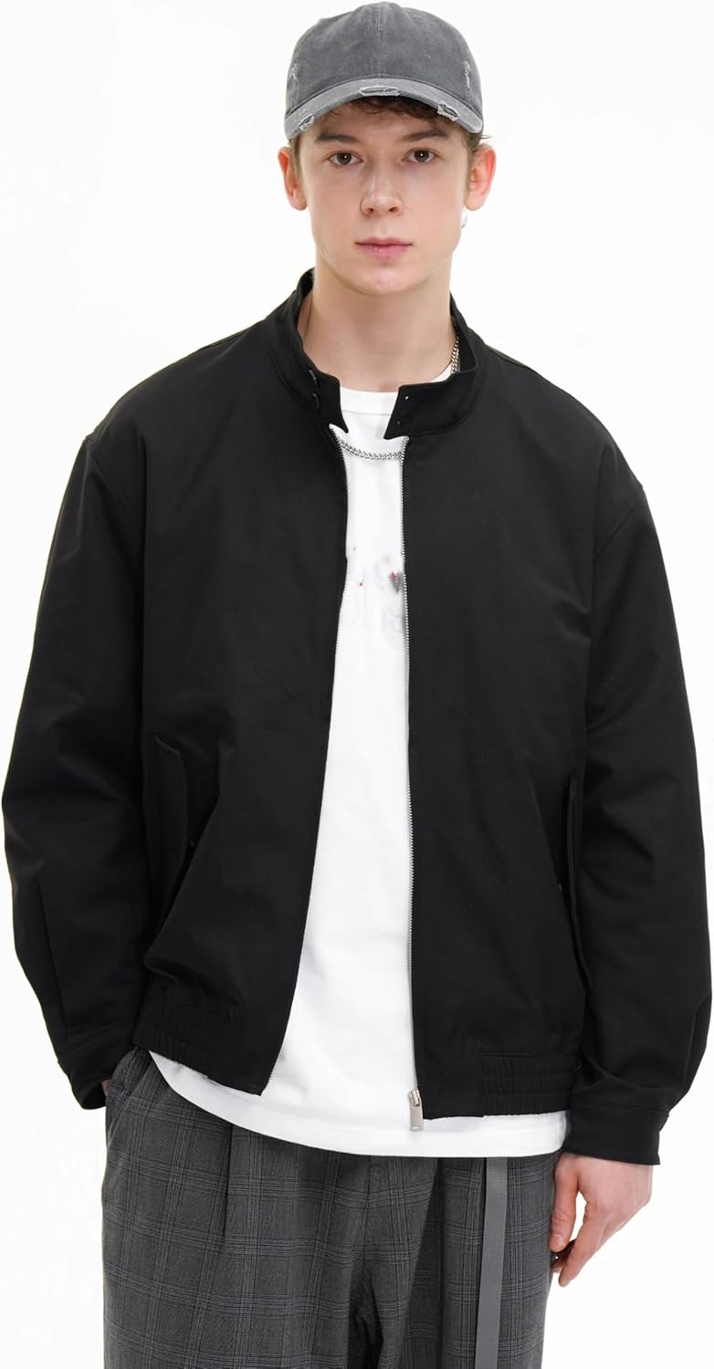 Men's Lapel Jacket, American Retro Loose Casual for Spring