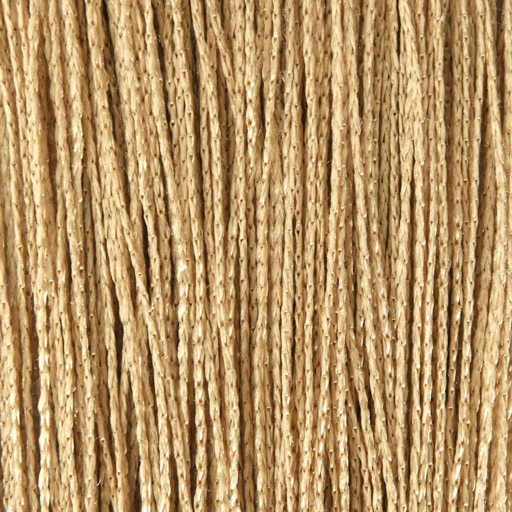 Lot de 2 rideaux à fils, 140 x 250 cm, beige
