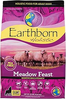 Earthborn Holistic Meadow Feast Grain-Free Natural Dry Dog Food, 25 lb