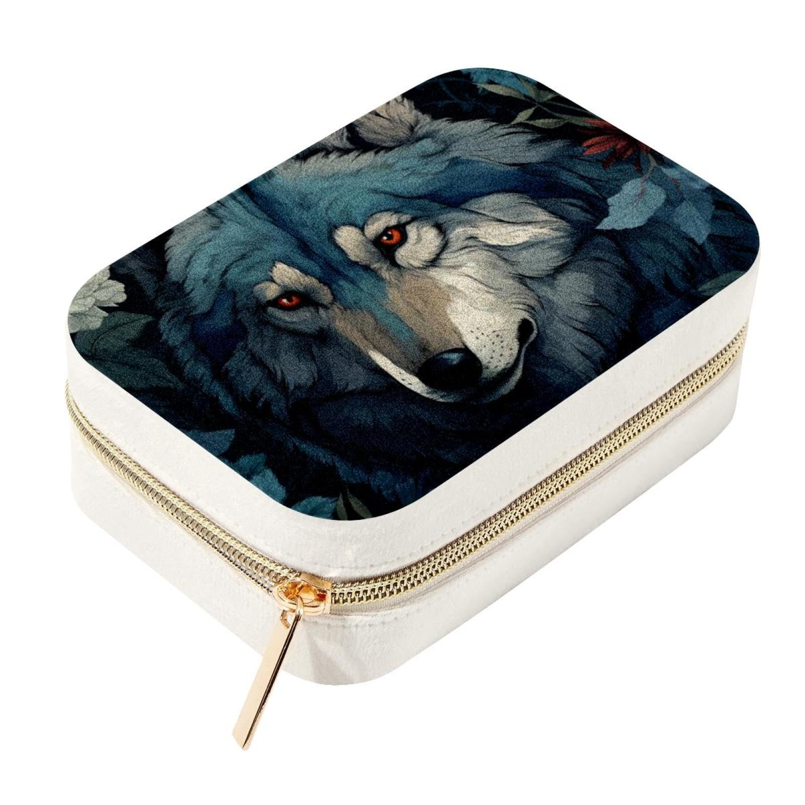 Magnifique boîte à bijoux élégante double couche en velours pour ranger vos bagues