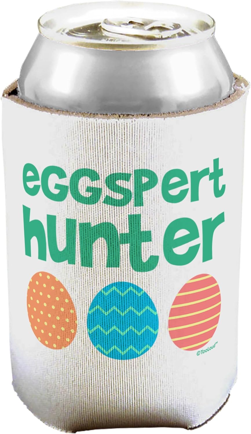 TooLoud Eggspert Hunter - Easter - Green Can/Bottle Insulator Coolers - 6 Pieces
